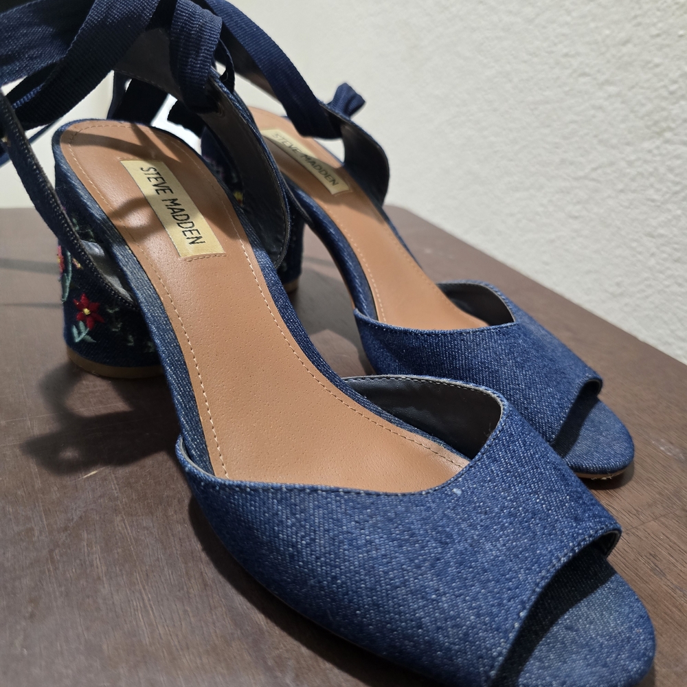 Steve Madden Women's Denim Heels